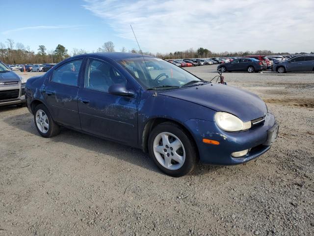 1B3ES46C6YD751599 - 2000 DODGE NEON BASE BLUE photo 4