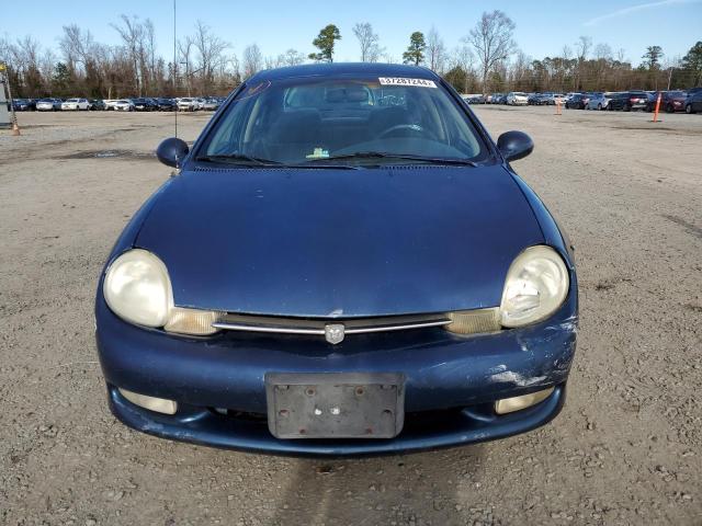 1B3ES46C6YD751599 - 2000 DODGE NEON BASE BLUE photo 5