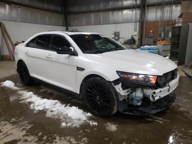 1FAHP2KT3EG129324 - 2014 FORD TAURUS SHO WHITE photo 4