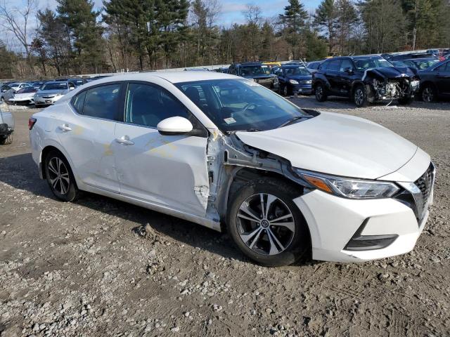 3N1AB8CV0LY241445 - 2020 NISSAN SENTRA SV WHITE photo 4