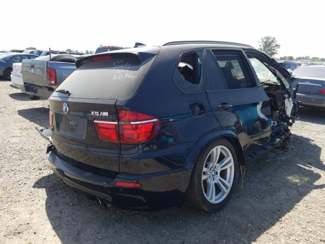 5YMGY0C50BLK27132 - 2011 BMW X5 M  photo 4