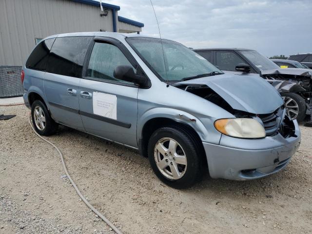 1D4GP45R76B756384 - 2006 DODGE CARAVAN SXT BLUE photo 4