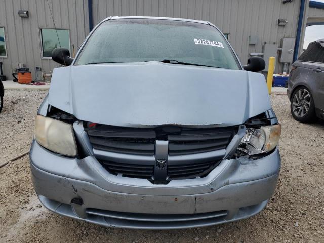 1D4GP45R76B756384 - 2006 DODGE CARAVAN SXT BLUE photo 5