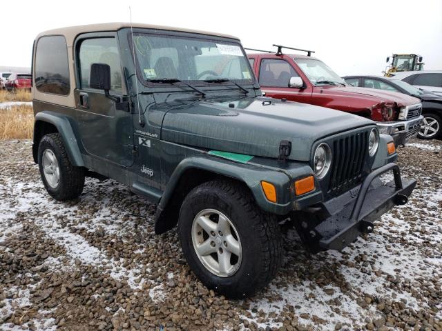 1J4FA39S52P743402 - 2002 JEEP WRANGLER / X GREEN photo 4