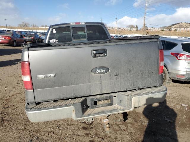 1FTPX14516FB79113 - 2006 FORD F150 GRAY photo 6