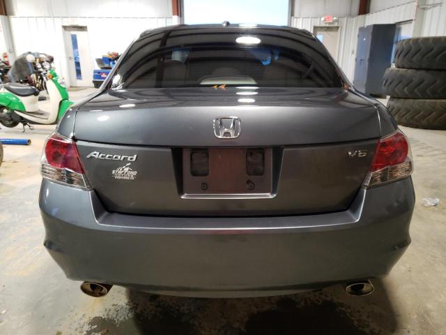 1HGCP36868A002530 - 2008 HONDA ACCORD EXL GRAY photo 6