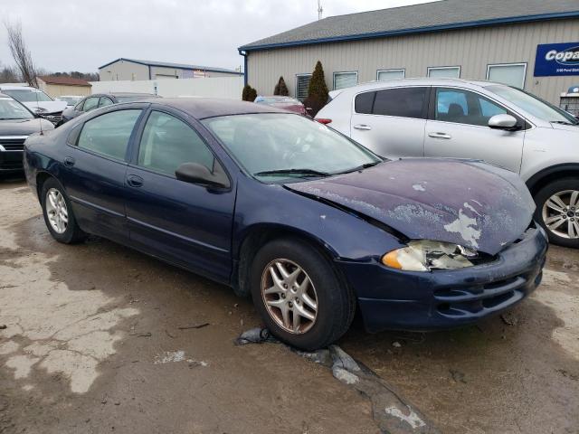 2B3HD46R54H667962 - 2004 DODGE INTREPID SE BLUE photo 4