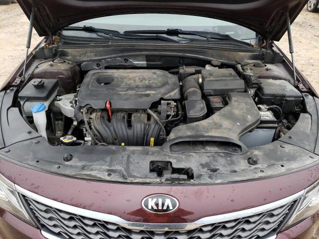 5XXGT4L38KG352232 - 2019 KIA OPTIMA LX BURGUNDY photo 11