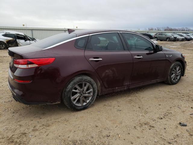 5XXGT4L38KG352232 - 2019 KIA OPTIMA LX BURGUNDY photo 3