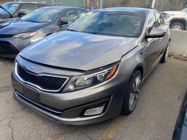 5XXGR4A63FG358280 - 2015 KIA OPTIMA SX GRAY photo 2