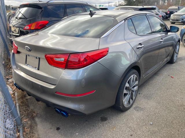 5XXGR4A63FG358280 - 2015 KIA OPTIMA SX GRAY photo 4