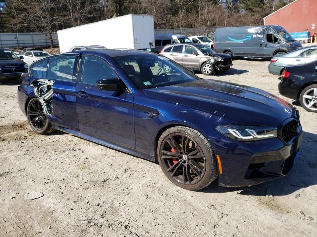 WBS83CH01NCK41628 - 2022 BMW M5 BLUE photo 4