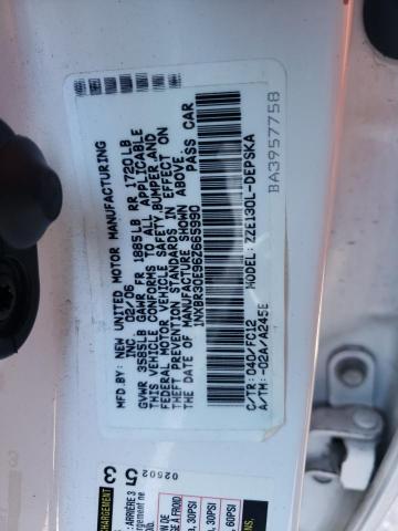 1NXBR30E96Z665990 - 2006 TOYOTA COROLLA CE WHITE photo 13