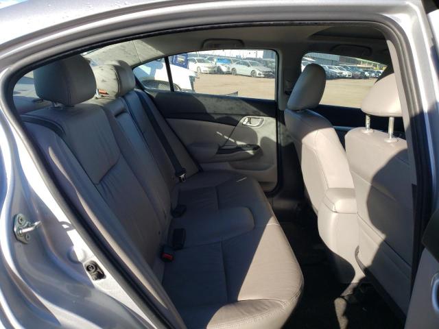 2HGFB2F96FH528265 - 2015 HONDA CIVIC EXL Արծաթագույն լուսանկար 10