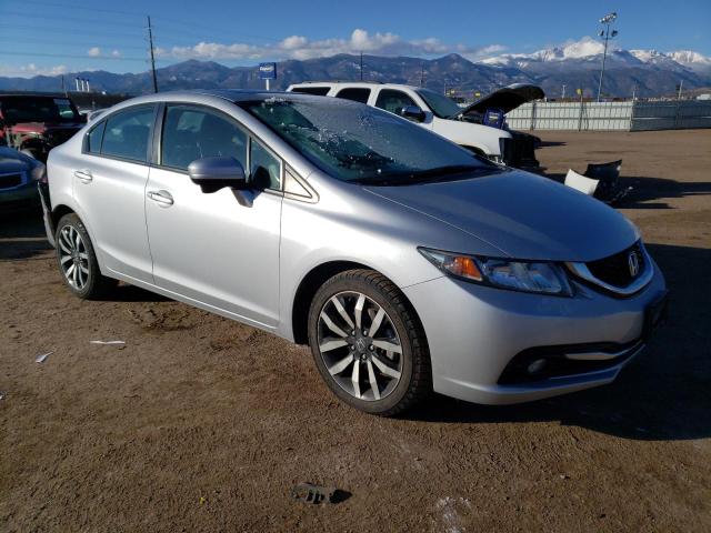 2HGFB2F96FH528265 - 2015 HONDA CIVIC EXL SILVER photo 4