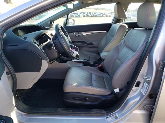 2HGFB2F96FH528265 - 2015 HONDA CIVIC EXL Արծաթագույն լուսանկար 7