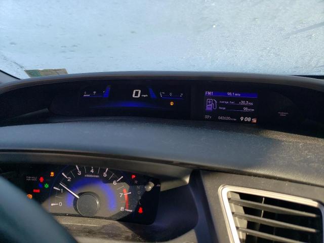 2HGFB2F96FH528265 - 2015 HONDA CIVIC EXL Արծաթագույն լուսանկար 9