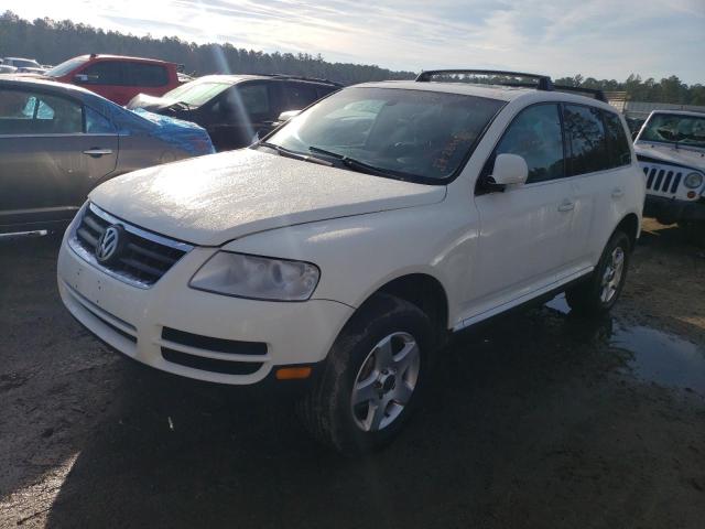 WVGBC67L54D034786 - 2004 VOLKSWAGEN TOUAREG 3.2 WHITE photo 1