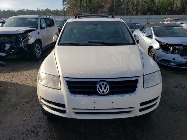 WVGBC67L54D034786 - 2004 VOLKSWAGEN TOUAREG 3.2 WHITE photo 5