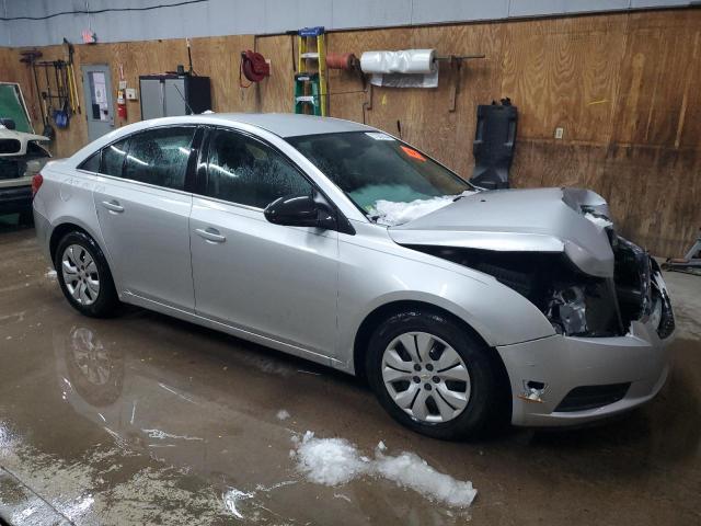 1G1PC5SH8C7371711 - 2012 CHEVROLET CRUZE LS SILVER photo 4