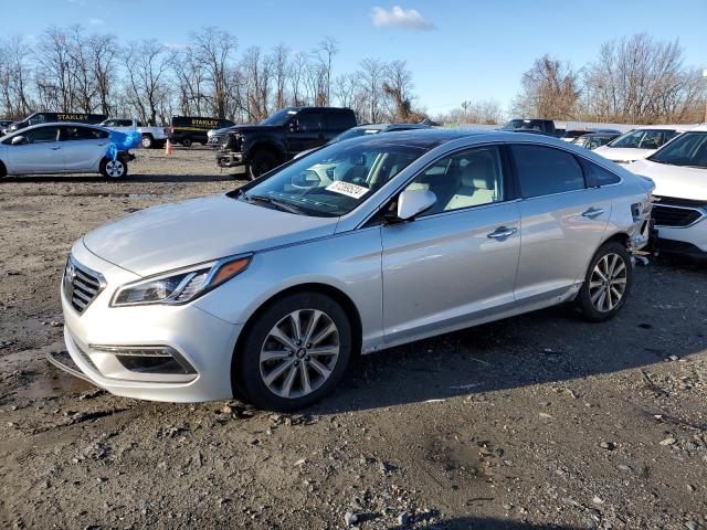 5NPE34AF7GH435635 - 2016 HYUNDAI SONATA SPORT SILVER photo 1