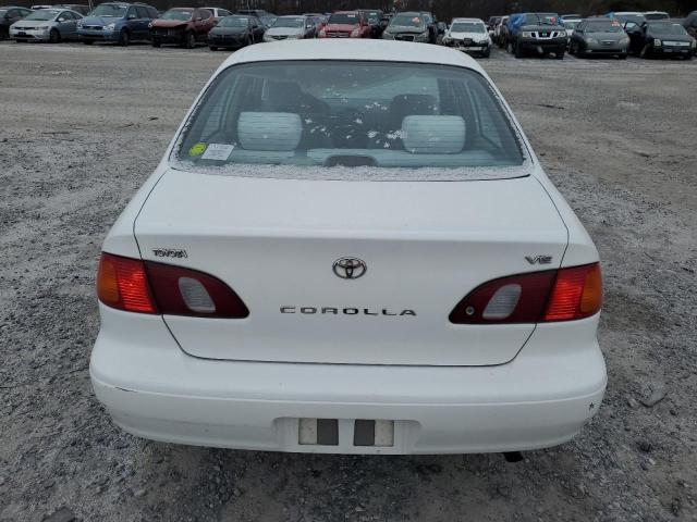 1NXBR12E6YZ338600 - 2000 TOYOTA COROLLA VE WHITE photo 6