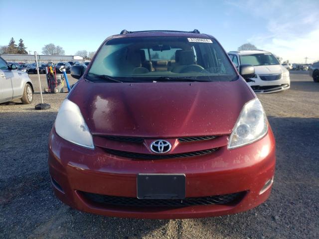 5TDZK23C79S274227 - 2009 TOYOTA SIENNA CE BURGUNDY photo 5