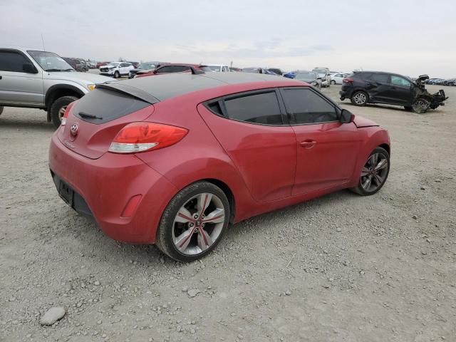 KMHTC6ADXEU184853 - 2014 HYUNDAI VELOSTER RED photo 3