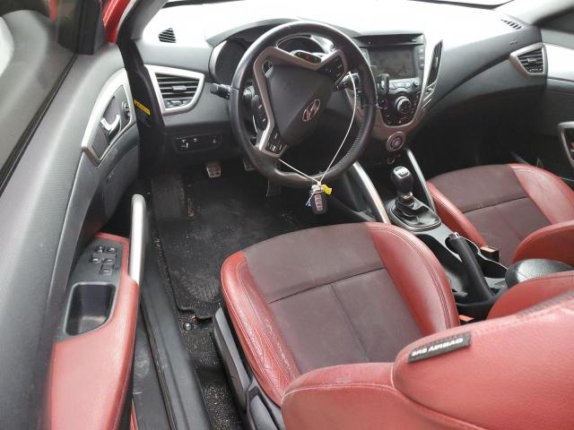 KMHTC6ADXEU184853 - 2014 HYUNDAI VELOSTER RED photo 8