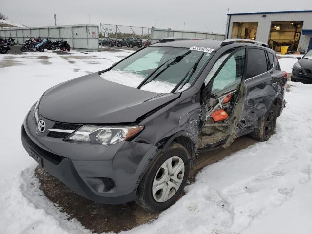 2T3BFREV2EW207265 - 2014 TOYOTA RAV4 LE GRAY photo 1