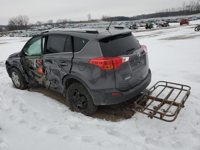 2T3BFREV2EW207265 - 2014 TOYOTA RAV4 LE GRAY photo 2