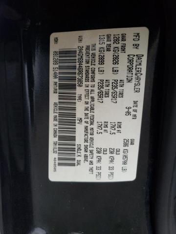2A4GM68446R673850 - 2006 CHRYSLER PACIFICA TOURING BLACK photo 13
