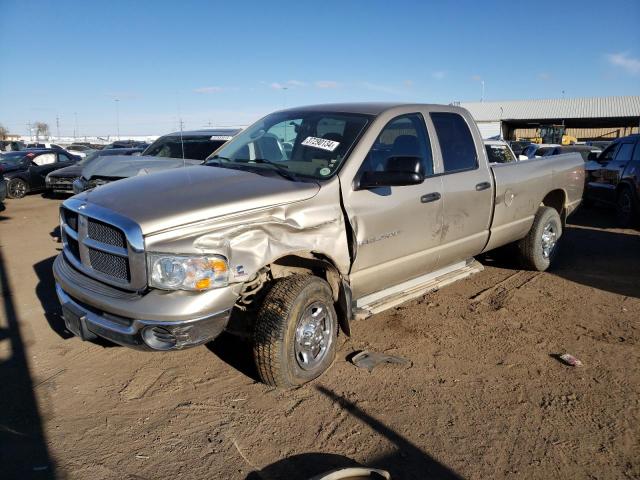 3D7KU286X3G752490 - 2003 DODGE RAM 2500 ST TAN photo 1