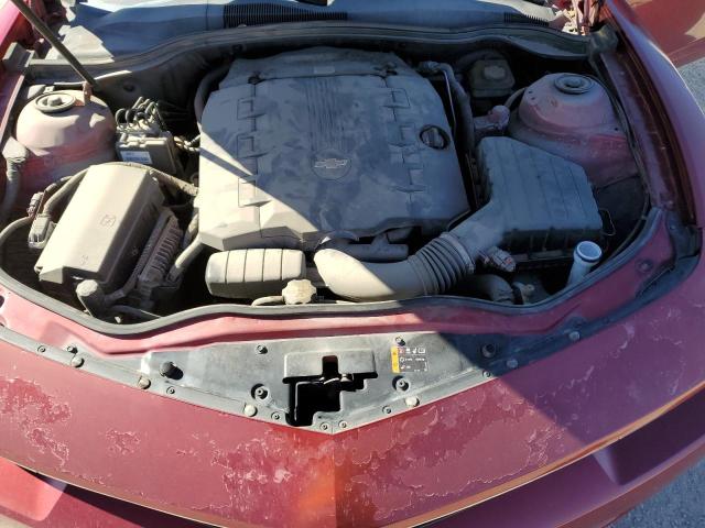 2G1FG1E37E9276194 - 2014 CHEVROLET CAMARO LT MAROON photo 11