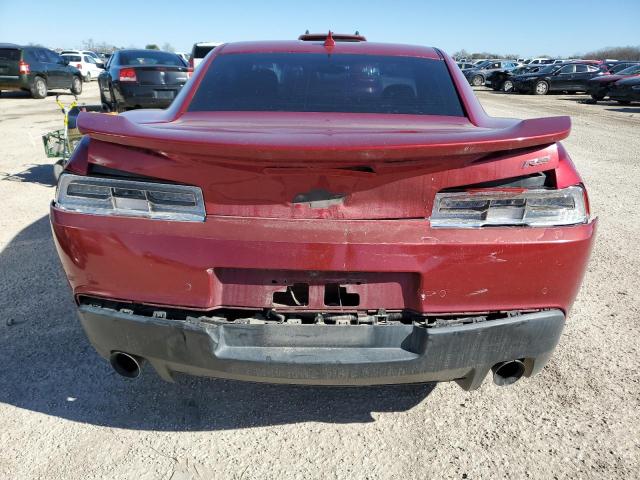 2G1FG1E37E9276194 - 2014 CHEVROLET CAMARO LT MAROON photo 6