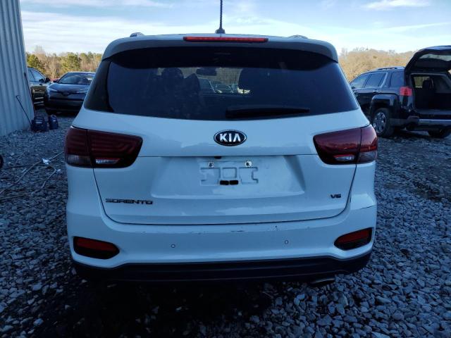 5XYPG4A58KG594152 - 2019 KIA SORENTO LX WHITE photo 6