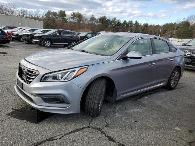 5NPE34AF1HH587735 - 2017 HYUNDAI SONATA SPORT SILVER photo 1