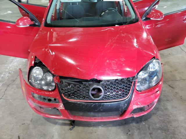 3VWGF71K37M118635 - 2007 VOLKSWAGEN JETTA RED photo 11