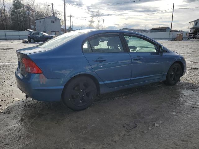 1HGFA16857L067942 - 2007 HONDA CIVIC EX BLUE photo 3