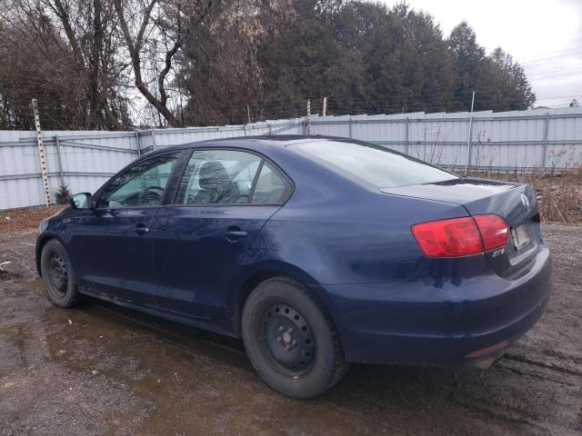 3VW2K7AJ1DM453921 - 2013 VOLKSWAGEN JETTA BASE 蓝色 照片 2