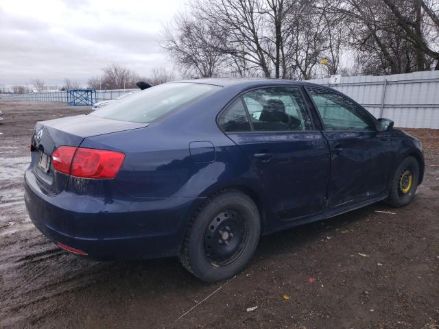 3VW2K7AJ1DM453921 - 2013 VOLKSWAGEN JETTA BASE 蓝色 照片 3