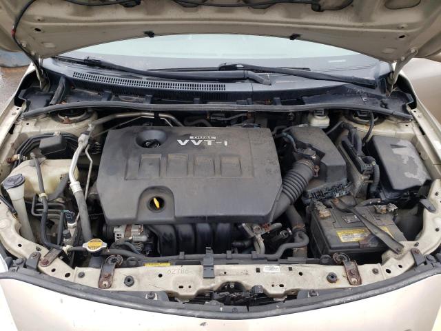 2T1BU4EE4AC201819 - 2010 TOYOTA COROLLA BASE BEIGE photo 11