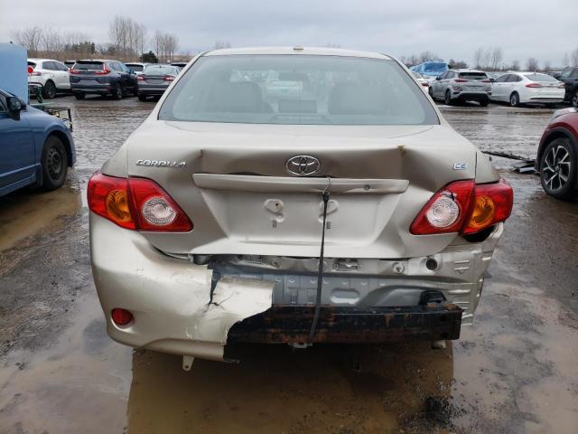 2T1BU4EE4AC201819 - 2010 TOYOTA COROLLA BASE BEIGE photo 6