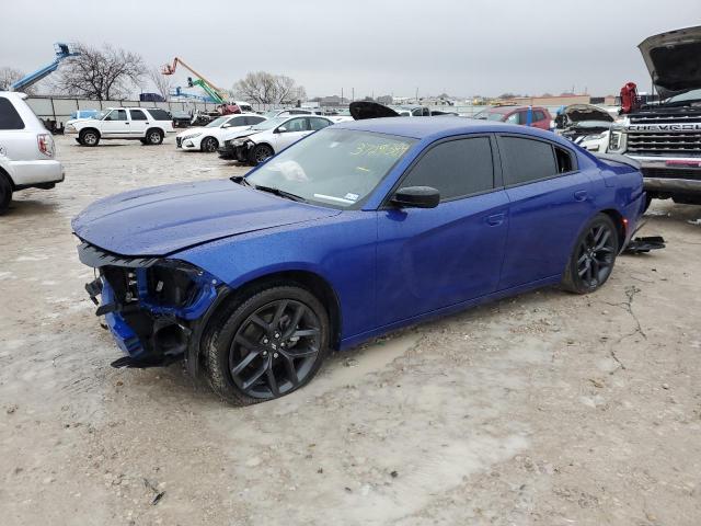 2C3CDXBG2NH106915 - 2022 DODGE CHARGER SXT BLUE photo 1