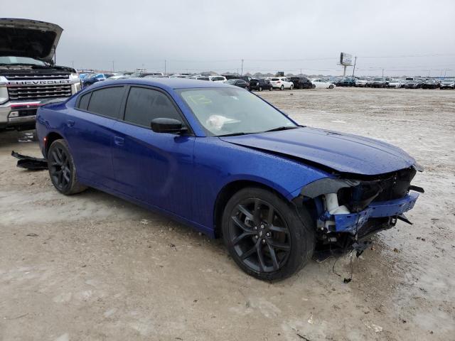 2C3CDXBG2NH106915 - 2022 DODGE CHARGER SXT BLUE photo 4