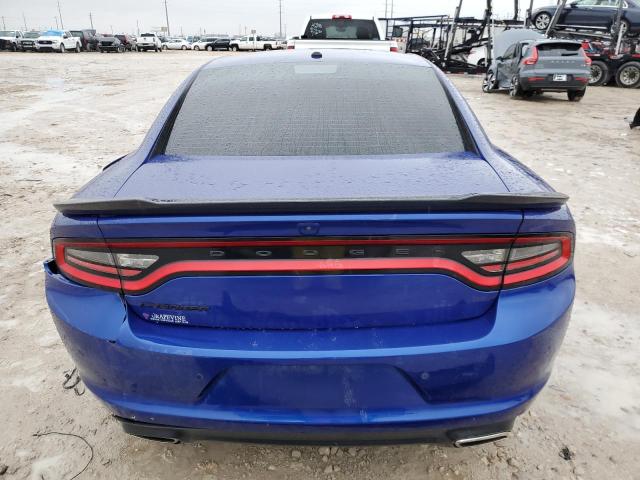 2C3CDXBG2NH106915 - 2022 DODGE CHARGER SXT BLUE photo 6