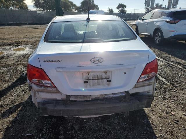 KMHCT4AEXGU070349 - 2016 HYUNDAI ACCENT SE WHITE photo 6