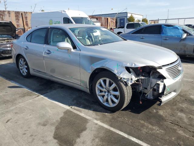 JTHBL46F785077478 - 2008 LEXUS LS 460 SILVER photo 4