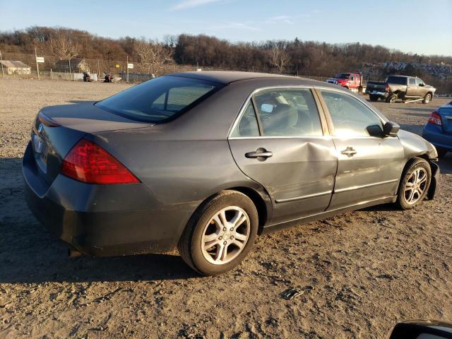 1HGCM56357A129874 - 2007 HONDA ACCORD SE GRAY photo 3