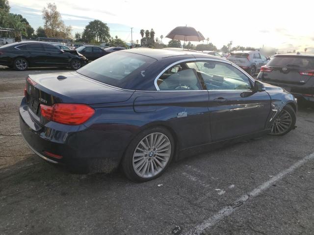 WBA3V7C52EJ873357 - 2014 BMW 428 I SULEV BLUE photo 3